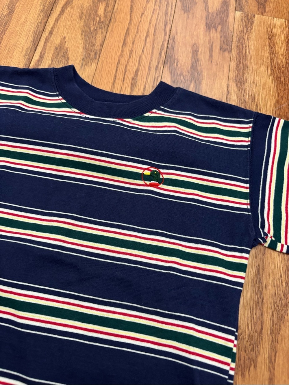 Vintage 90s Toddler Boys 3T 4T Striped T-Shirt Bundle Colorblock Tees - Picture 3 of 12